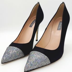 SJP by Sarah Jessica Parker- Clarice 11 Crystal Embellished Pointed Toe